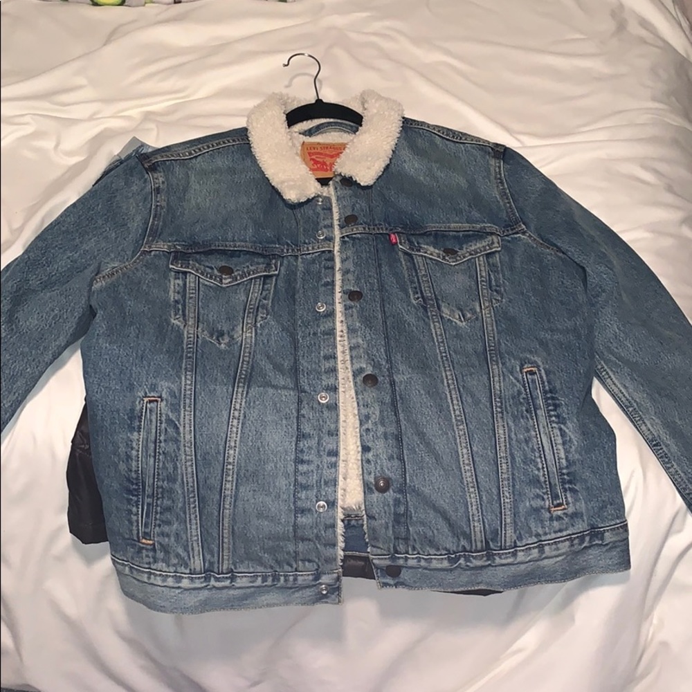 Levi Ex-boyfriend Sherpa Trucker Jacket